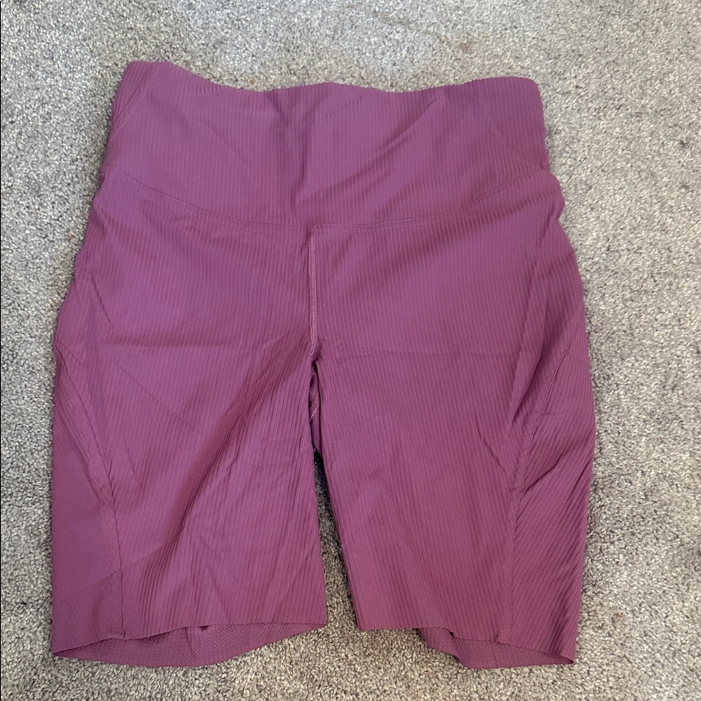 Size 8 Lululemon Athletica Purple Bike Shorts